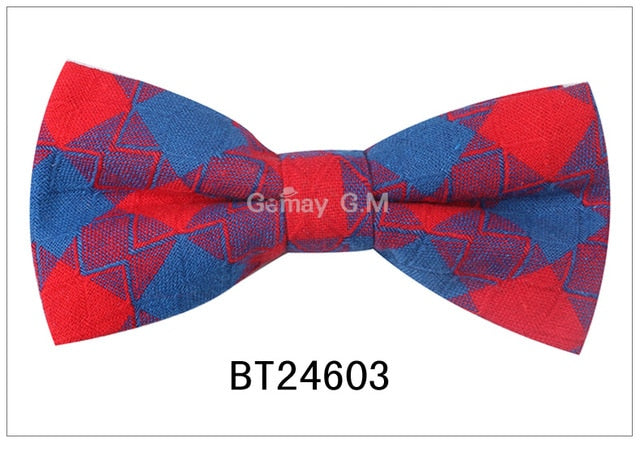 Plaid Bow Ties Children Suit Casual Bowtie