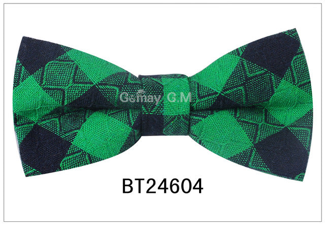 Plaid Bow Ties Children Suit Casual Bowtie