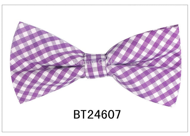 Plaid Bow Ties Children Suit Casual Bowtie