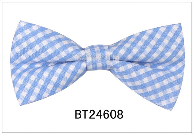 Plaid Bow Ties Children Suit Casual Bowtie
