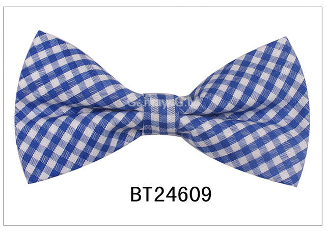 Plaid Bow Ties Children Suit Casual Bowtie