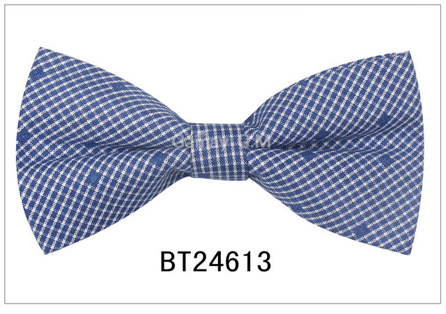 Plaid Bow Ties Children Suit Casual Bowtie