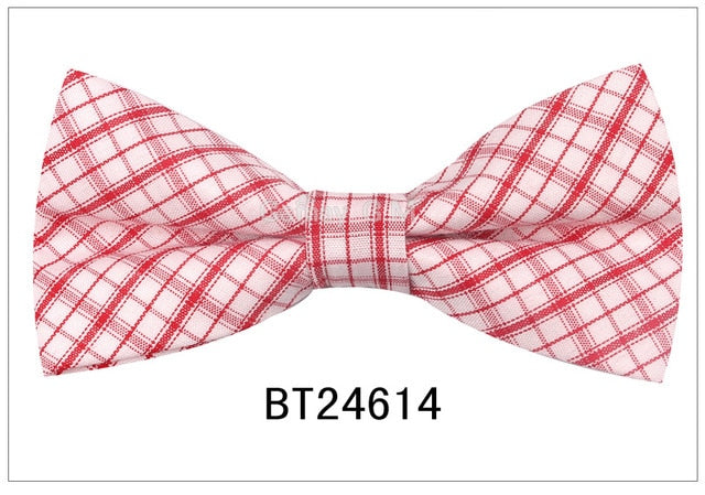 Plaid Bow Ties Children Suit Casual Bowtie
