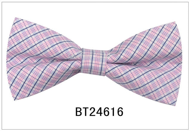 Plaid Bow Ties Children Suit Casual Bowtie