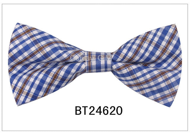 Plaid Bow Ties Children Suit Casual Bowtie