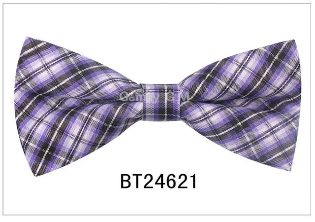 Plaid Bow Ties Children Suit Casual Bowtie