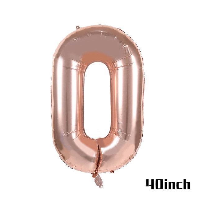 Rose Gold Disposable Tableware Cup Plate Straws Birthday Party Balloons
