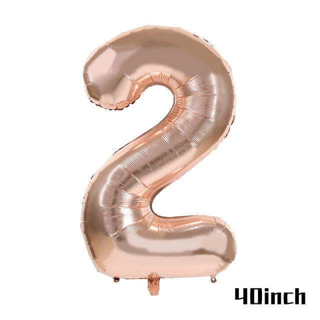 Rose Gold Disposable Tableware Cup Plate Straws Birthday Party Balloons
