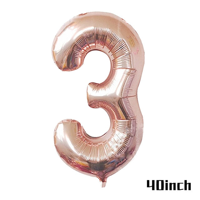 Rose Gold Disposable Tableware Cup Plate Straws Birthday Party Balloons