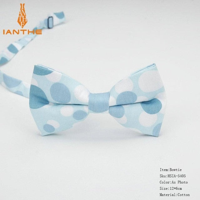 Cotton Floral Print Bowties