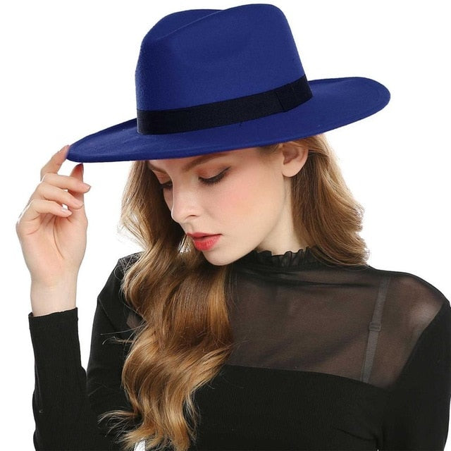 Winter Womens Fedora Jazz Stylish Sombrero
