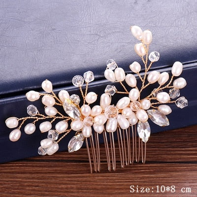 Wedding Boho Floral Hair Side Combs