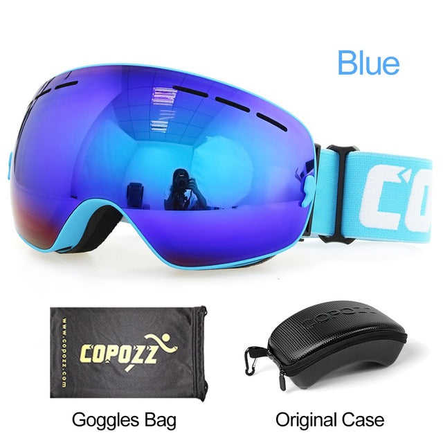 Ski Goggles Men Women Snowboard Glasses Skiing UV400 Protection Snow Skiing Anti-Fog Mask