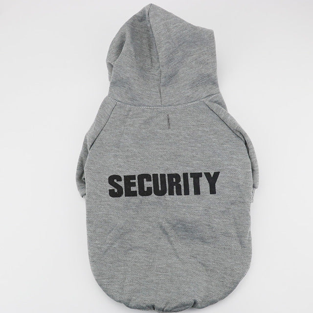 Security Cat Clothes Pet Costume