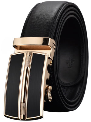 Mens Belts Luxury Buckle Genuine Leather