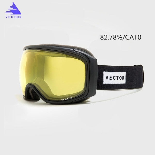 Ski Goggles Anti-Fog UV400 Skiing Snowboard Glasses Spherical Big Mask Eyewear Men Women