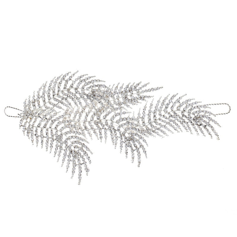 Vintage Silver Leaf Wedding Bridal Hair Accessories