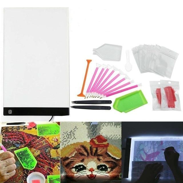 A4 LED Light Pad Artist Table Tracing Drawing Board