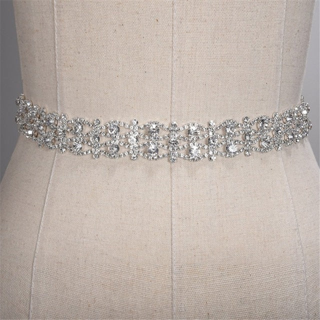 Crystal Wedding Dress Belt Bridal Sash