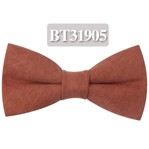 Men Bow Tie Classic Solid Colors For Casual Business Or Party