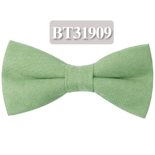 Men Bow Tie Classic Solid Colors For Casual Business Or Party
