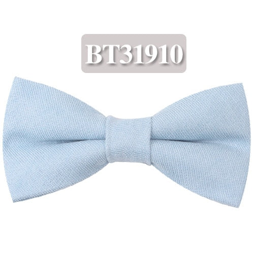 Men Bow Tie Classic Solid Colors For Casual Business Or Party