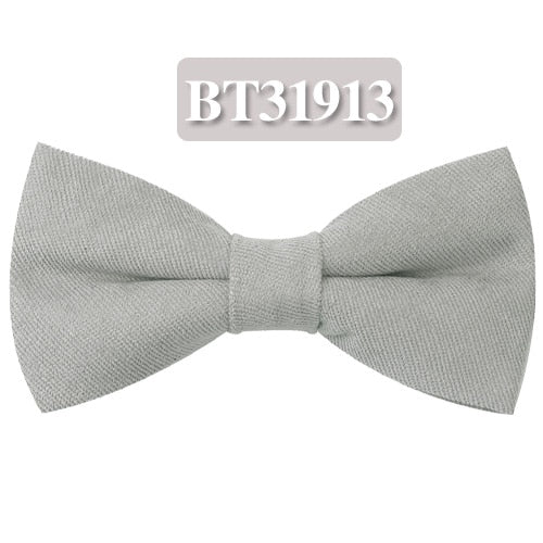 Men Bow Tie Classic Solid Colors For Casual Business Or Party