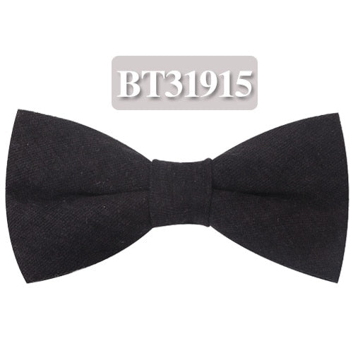 Men Bow Tie Classic Solid Colors For Casual Business Or Party