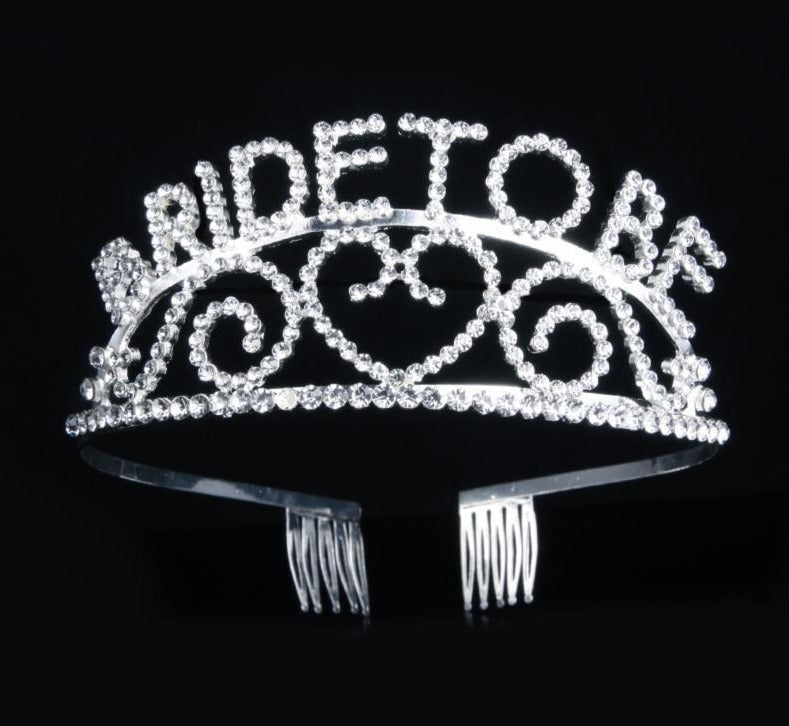 Bride To Be Crown Bachelorette Tiara