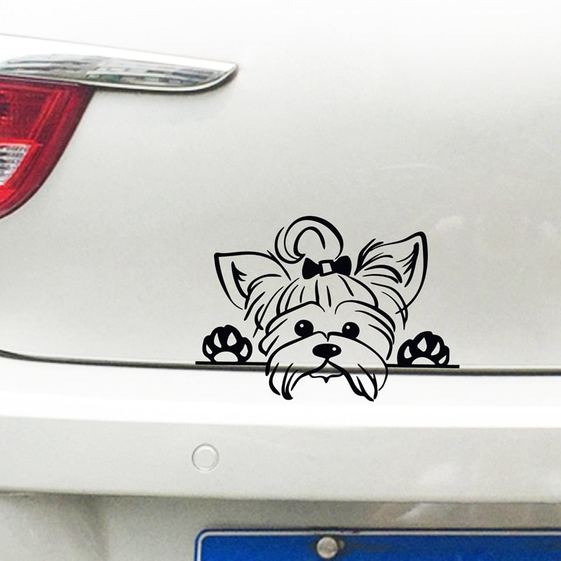 Yorkshire Terrier Vinyl Sticker Car Decals