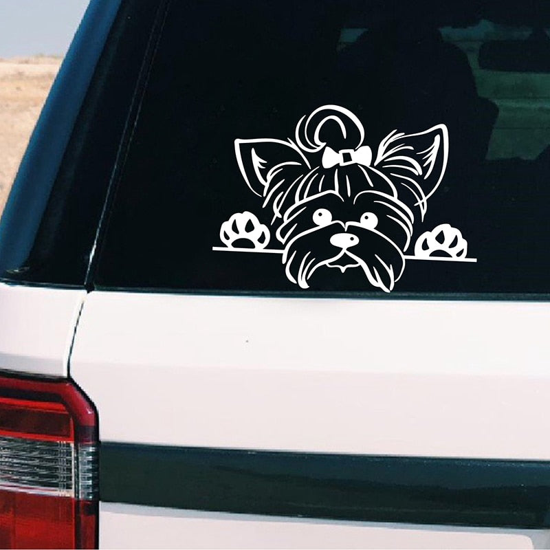 Yorkshire Terrier Vinyl Sticker Car Decals