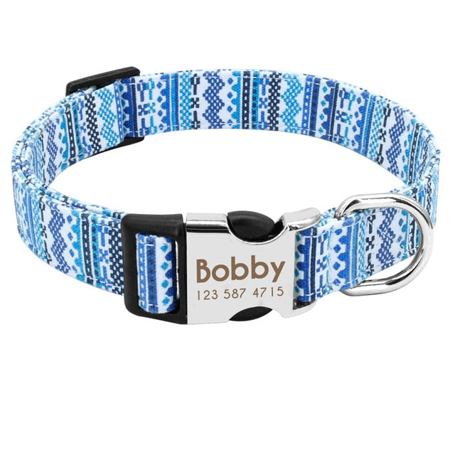 Dog Cat Collar Pet ID Tag Engraved Name Plate