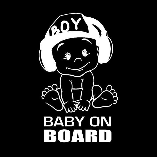 Baby Boy on Board Vinyl Sticker Car Decal