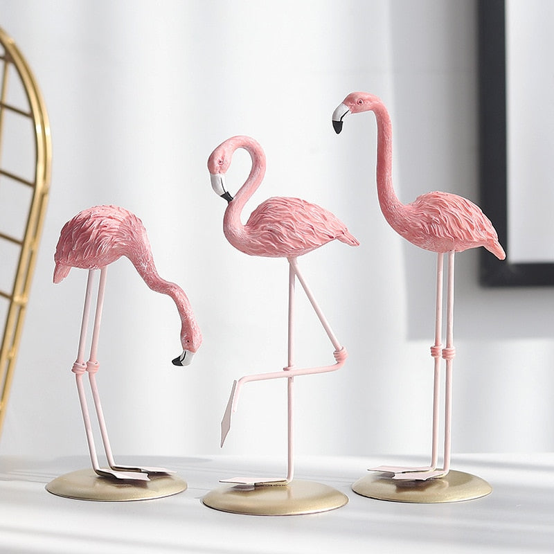 Stand Pink Flamingo Decor