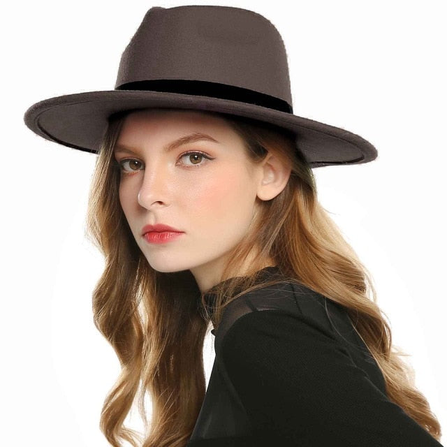 Winter Womens Fedora Jazz Stylish Sombrero