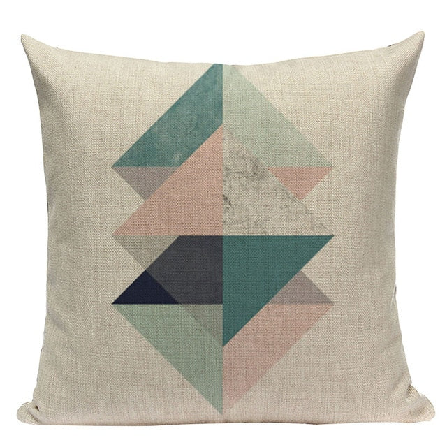 Nordic Geometry Cushion Cover Decor Throw Pillow Case