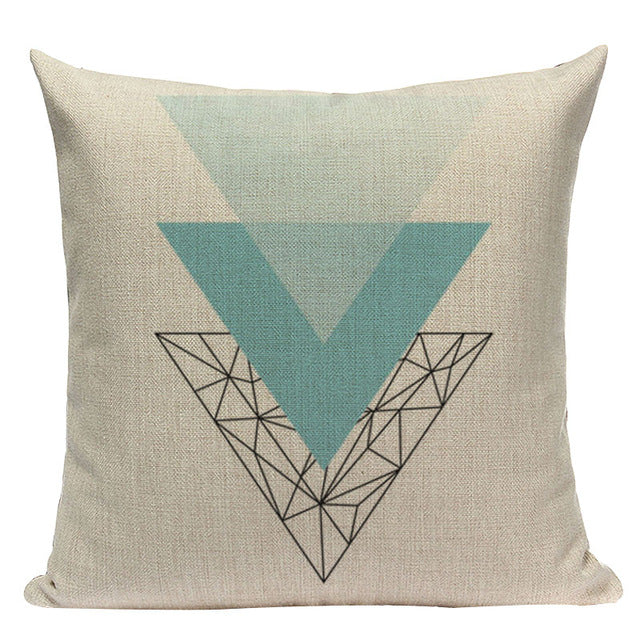 Nordic Geometry Cushion Cover Decor Throw Pillow Case