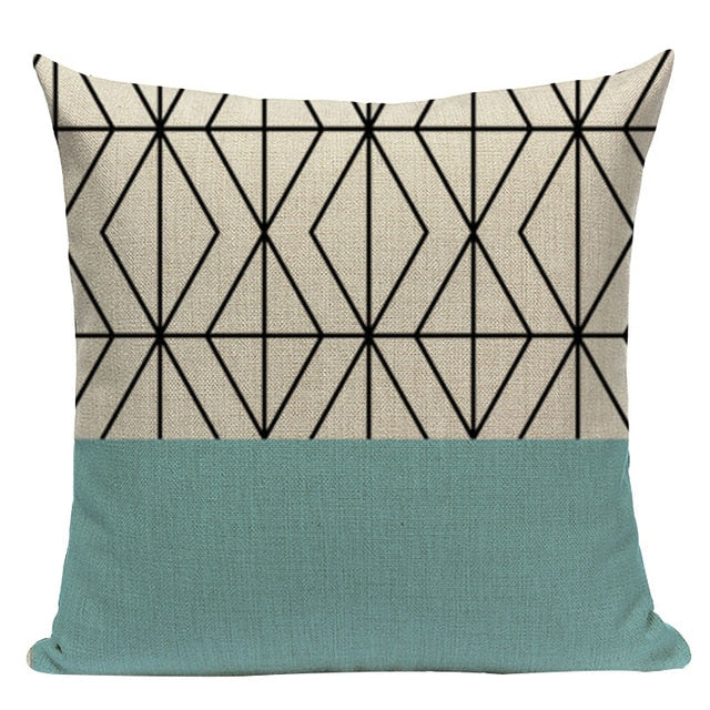 Nordic Geometry Cushion Cover Decor Throw Pillow Case