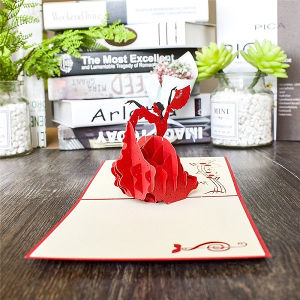 3D Pop Up Cards Birthday Train Plain Sailboat Bike Guitar