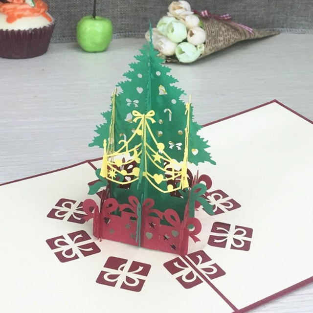 Birthday Love Postcard Greeting 3D Pop Up Cards