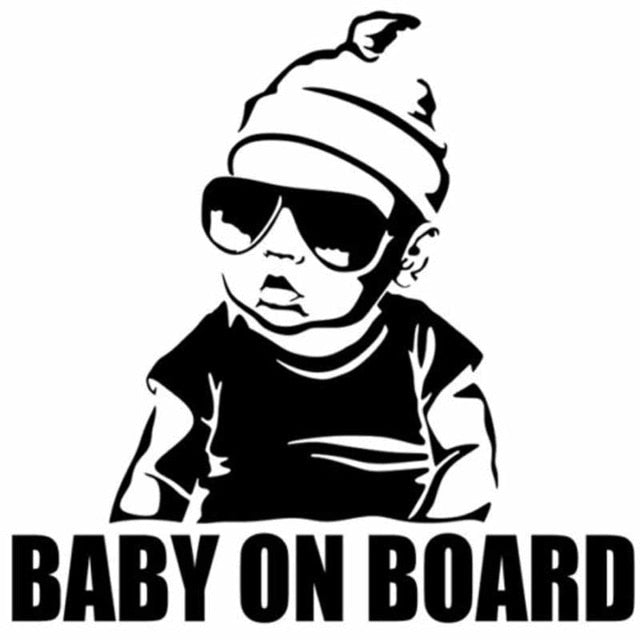 BABY ON BOARD Car Sticker Warning Sign Vinyl Decal