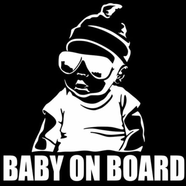 BABY ON BOARD Car Sticker Warning Sign Vinyl Decal