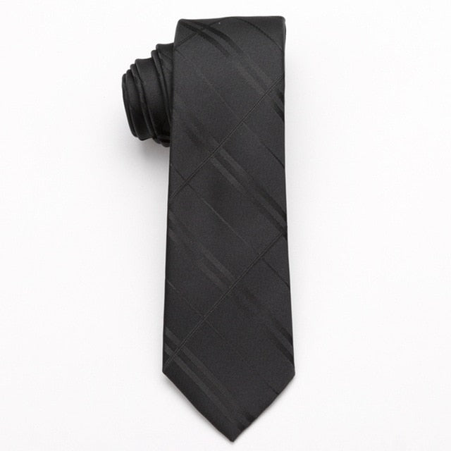 Men Slim Necktie Polyester Fashion For Business And Accessories