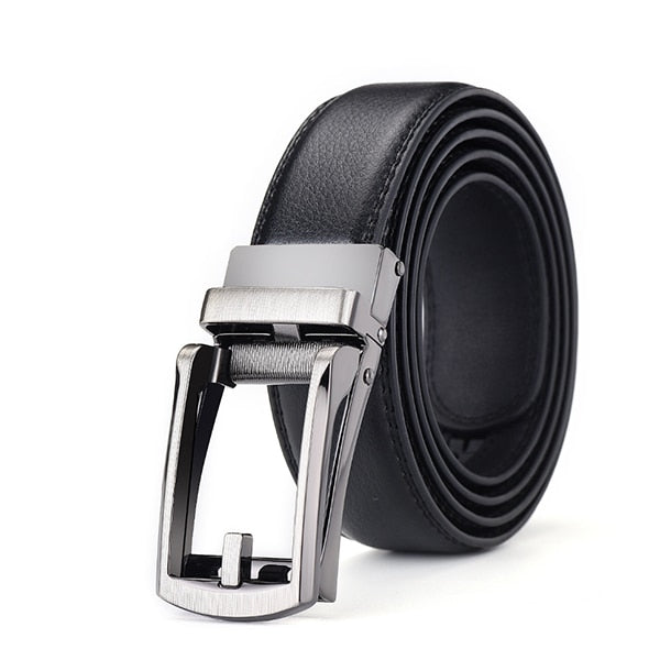 Mens Genuine Leather Luxury Belt