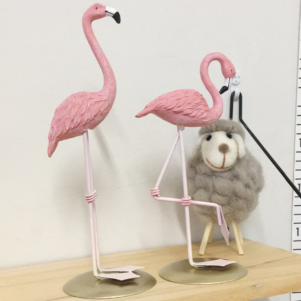 Stand Pink Flamingo Decor