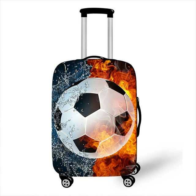 Soccer Suitcase Protective Cover Travel Case Sports
