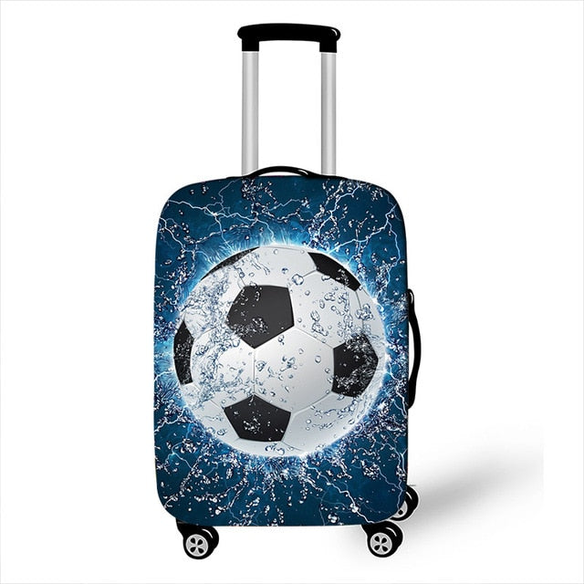 Soccer Suitcase Protective Cover Travel Case Sports