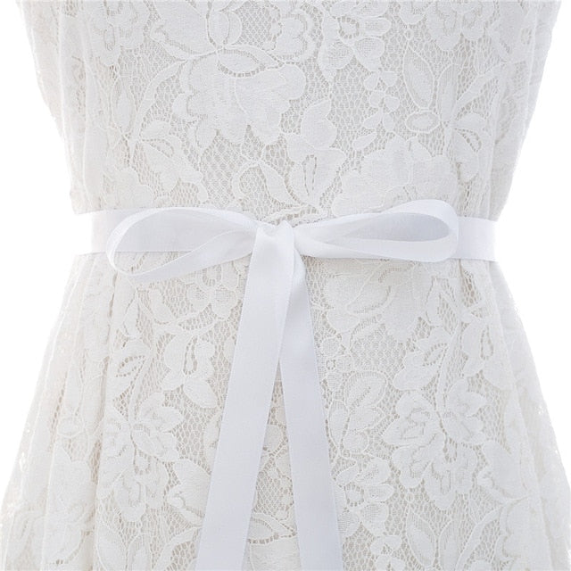 Crystal Pearl Bridal Belt Sash Ribbon
