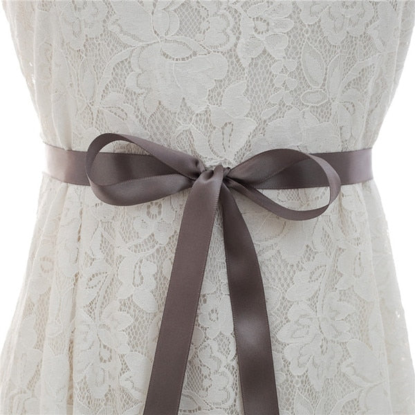 Crystal Pearl Bridal Belt Sash Ribbon