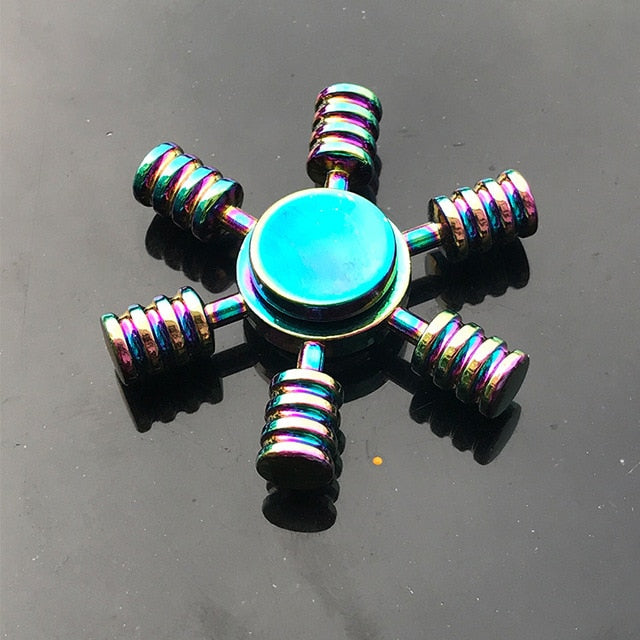Rainbow Fidget Spinner Anxiety Relief Stress